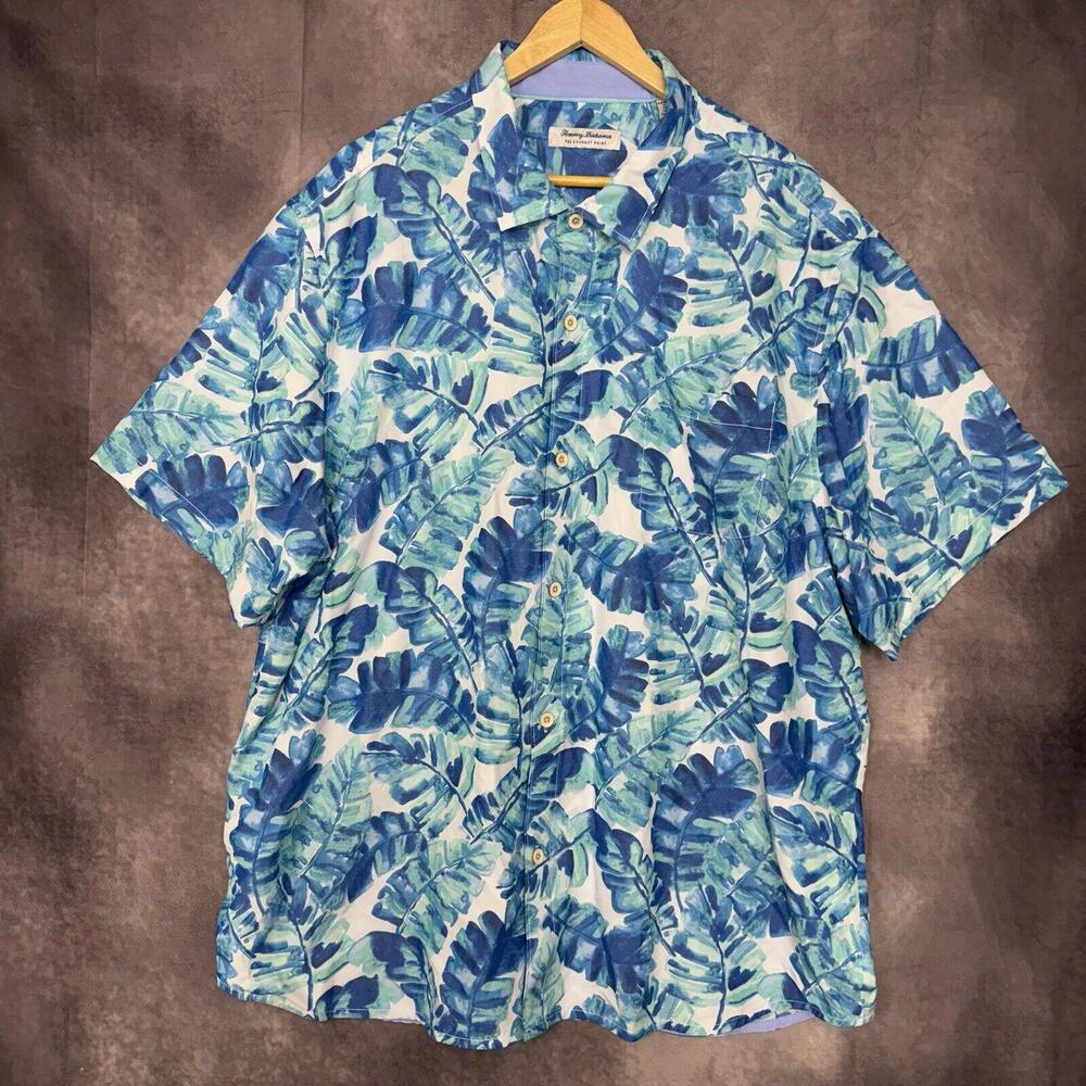 NWT Tommy Bahama‎ Island Zone Men Size 3XL Shirt The Coconut Point $128